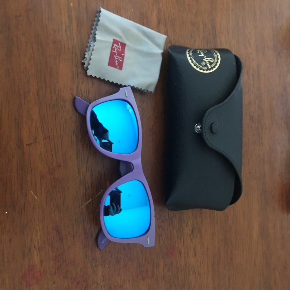 Rayban Wayfarer Sunglasses purple